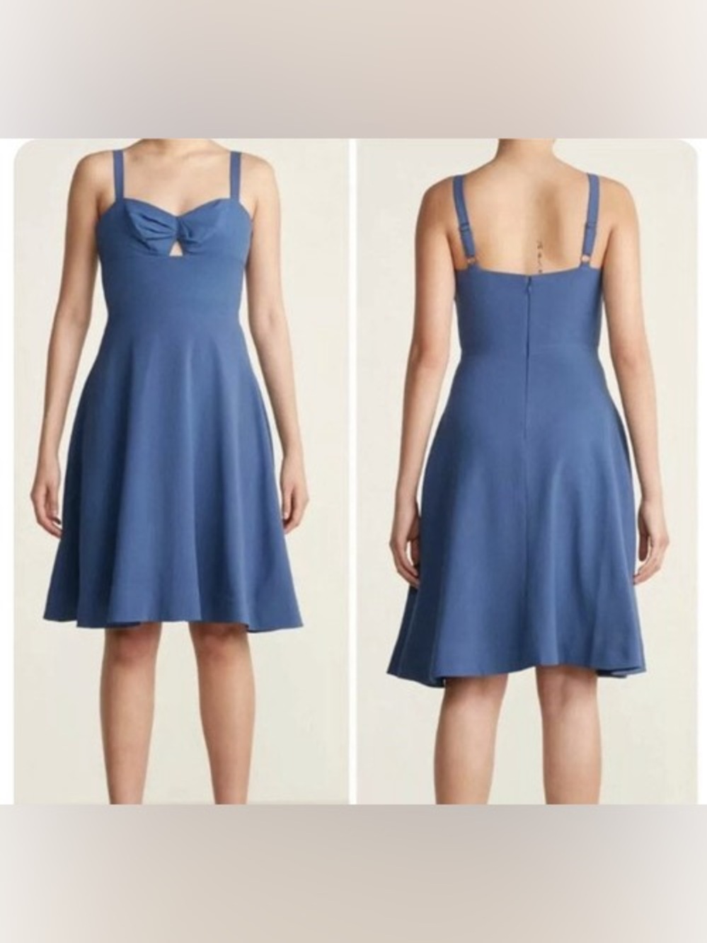 DRESS THE POPULATION blue Bianca cut out dress medium